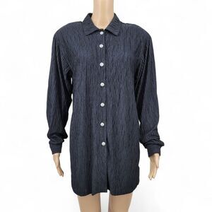 Panhandle Slim Vintage Cotton Black Textured Button Up Shirt Western Elegance